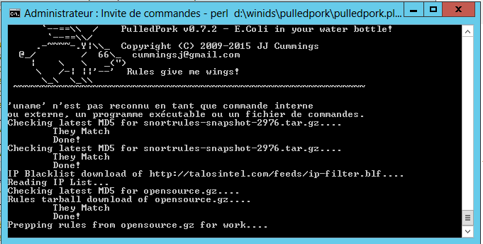 No such file or directory - blacklist?